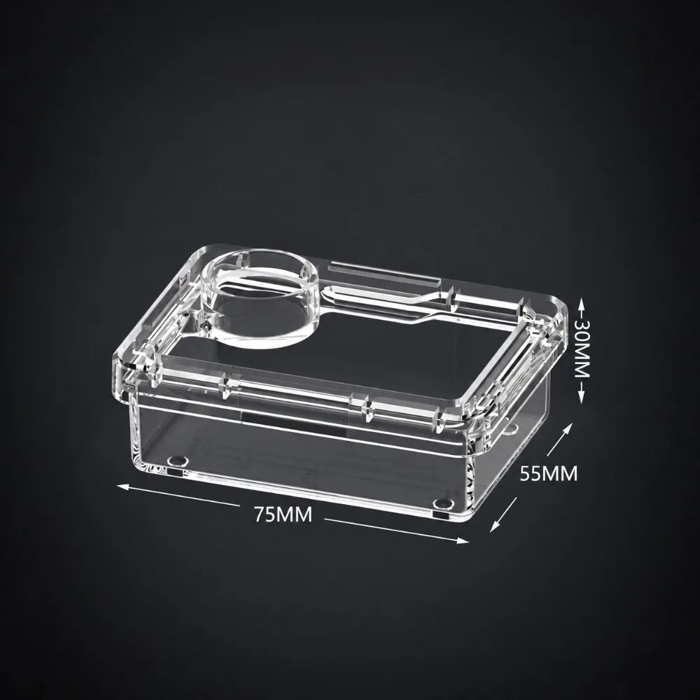 Non-Toxic Reptile Feeder Bowl – Escape-Proof, Easy Clean Reptile Feeder Bowl Nixie White-S