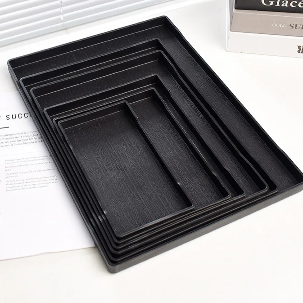 Rectangle Plastic Tray – Multipurpose Bathroom & Kitchen Organizer