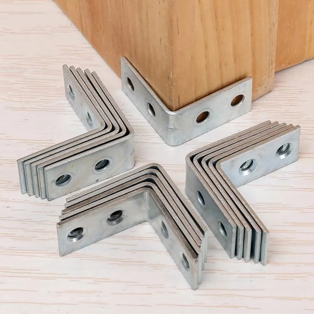 L Shaped 90° Corner Brackets Blue Zinc Steel – 5 or 10 Pack Corner Bracket Nixie