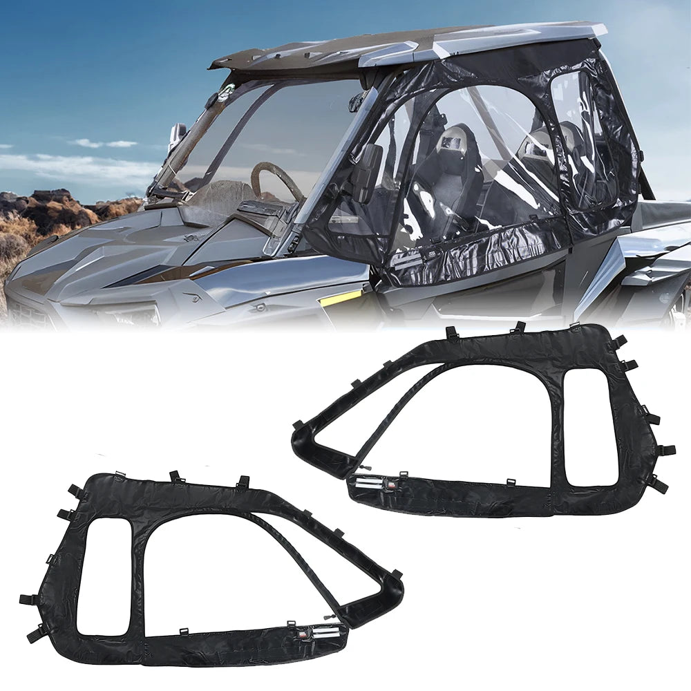 KEMIMOTO Soft Upper Doors for Polaris RZR XP 1000 & RZR 900 UTV Cab Enclosure Nixie
