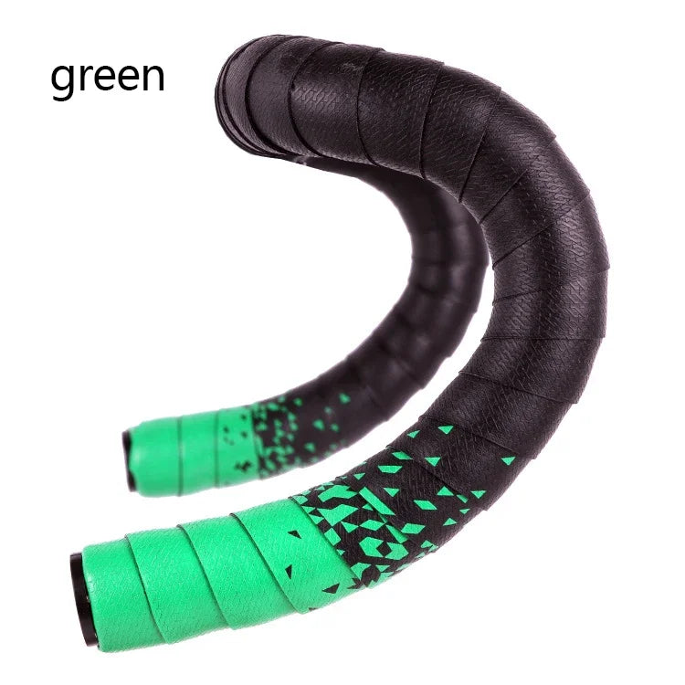 PALOMA Road Bike Handlebar Tape Anti-Slip PU EVA Bar Wrap Handlebar Tape Nixie Green Tape
