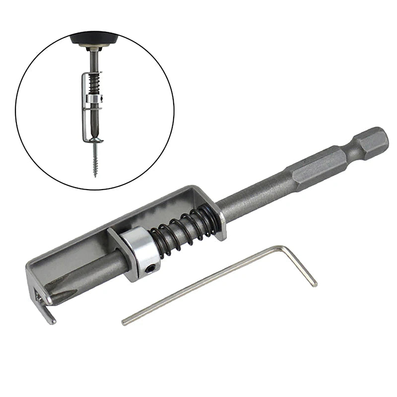 Spring-Loaded Screwdriver Bit Holder | Wear-Resistant | 1/3/5 Pcs Screwdriver Bit Holder Nixie