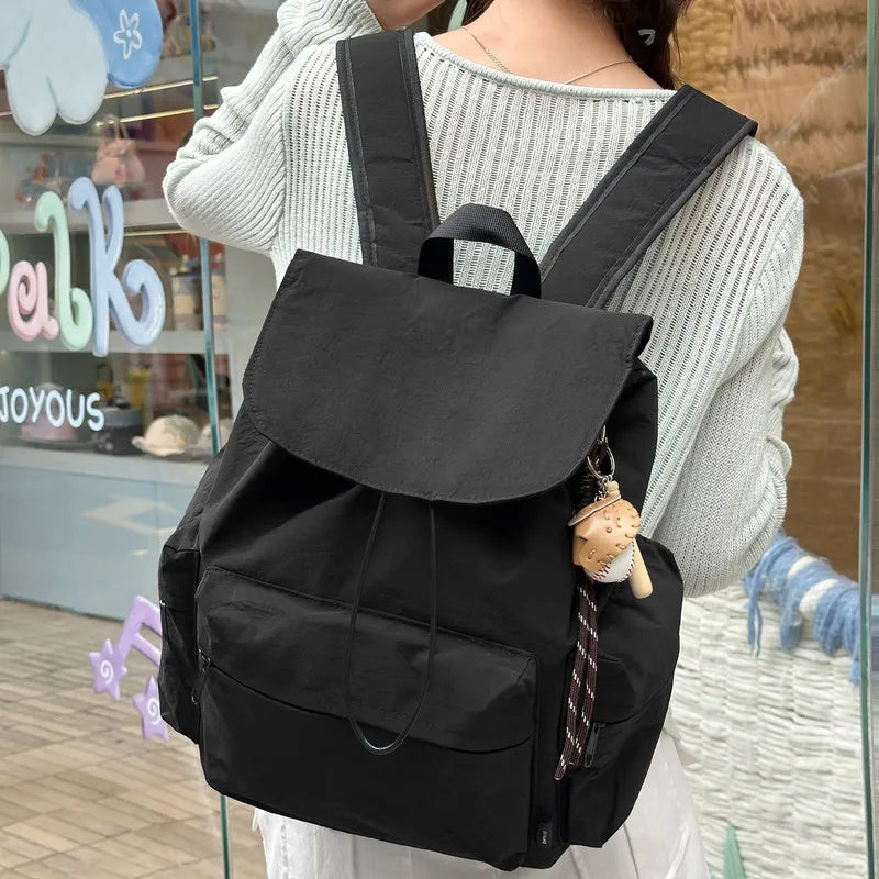 Large Capacity Women's Canvas Backpack – Korean Style Bag Women's Backpack Nixie