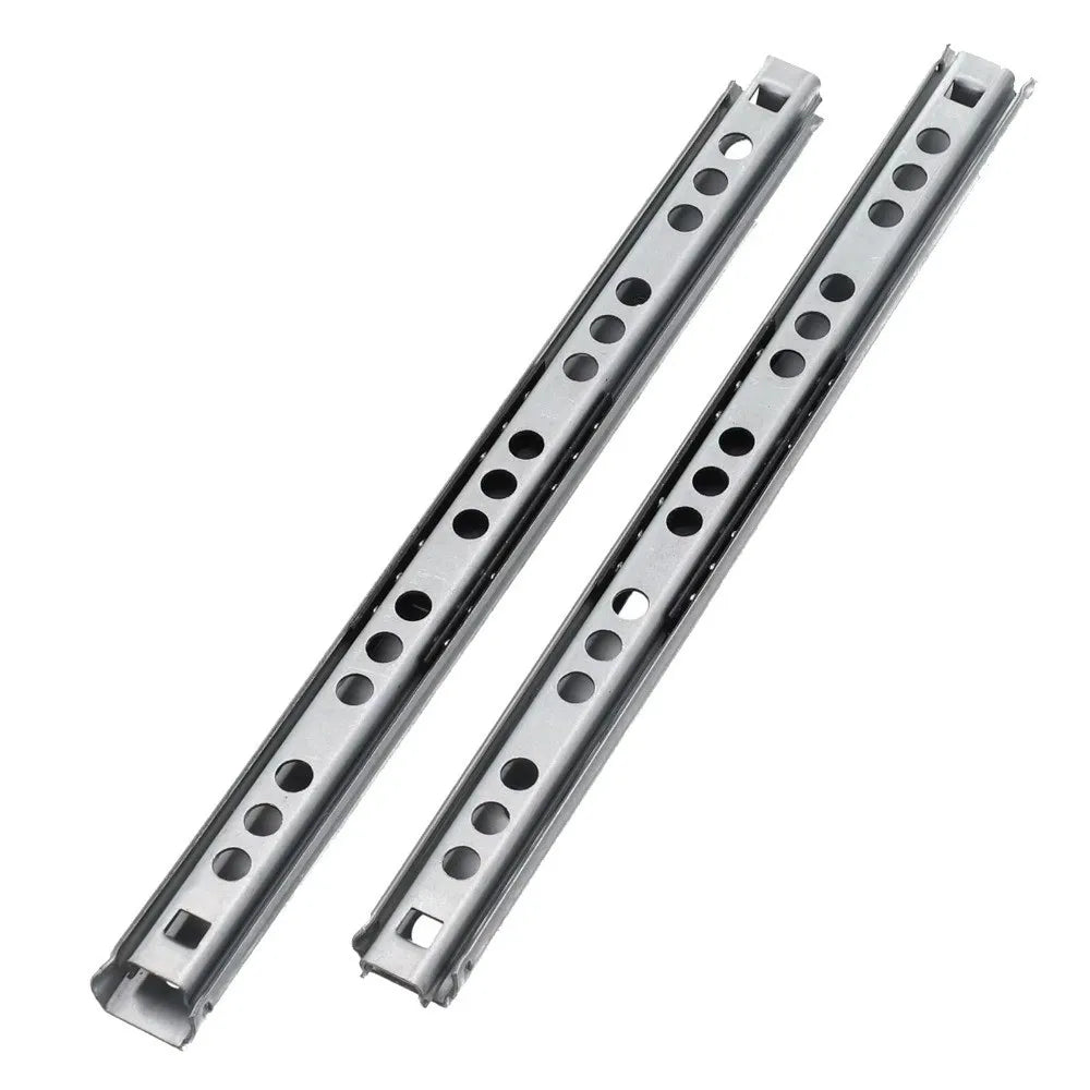 2PCS Full Extension Ball Bearing Drawer Slides 17mm Wide Drawer Slides Nixie