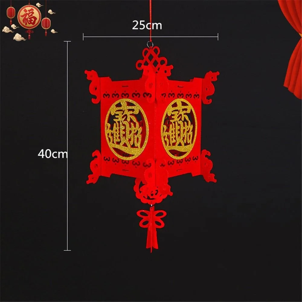 Red Chinese Hanging Lantern – Festive New Year Décor