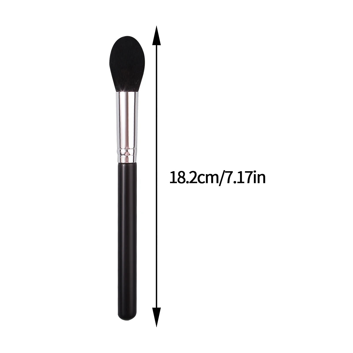 Flame Highlighter Makeup Brush – Soft Blush & Contour Brush