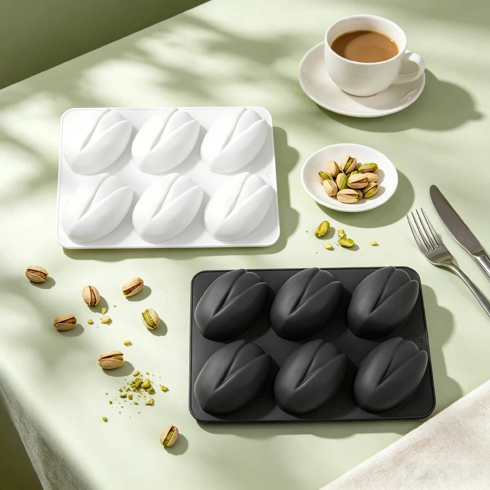 6-Cavity Shell Silicone Mold – Chocolate, Mousse & Candle Silicone Baking Mold Nixie