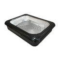 Aluminum Foil Carrier Pans with Lid | Food Storage Containers Foil Food Container Nixie black