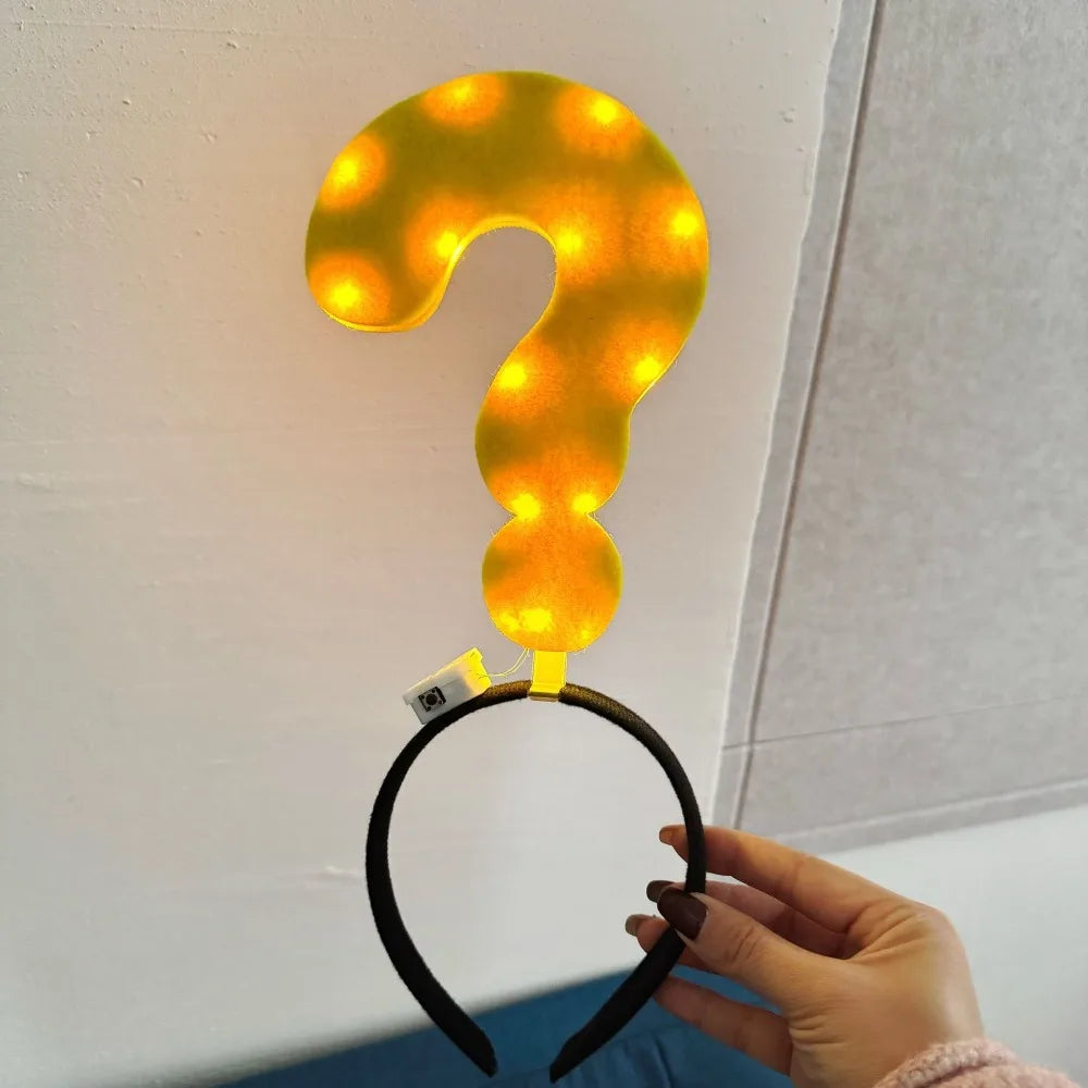 LED Arrow Light Headband – Glowing Funny Party Hair Hoop