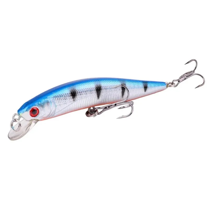 Floating Minnow Fishing Lure 3D Eyes Crankbait 10cm Hard Bait Fishing Lure Nixie