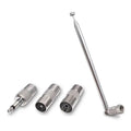 FM Telescopic Rod Antenna 3.5mm F-Type Adapter Kit (4/5Pcs) FM Radio Antenna Nixie A1