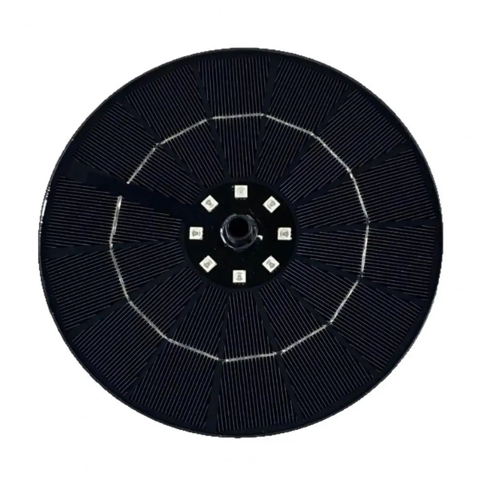 3.5W Solar Bird Bath Fountain with LED Lights | Garden Decor Solar Garden Fountain Nixie Black