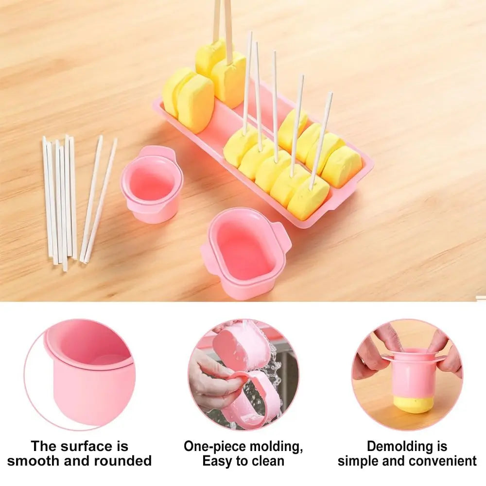Cake Pop Mold Set with Acrylic Stand – Complete Baking Kit Cake Pop Mold Set Nixie