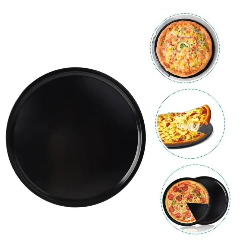 Nonstick Carbon Steel Pizza Pan – 10, 11, 12 & 14 Inch Pizza Baking Pan Nixie