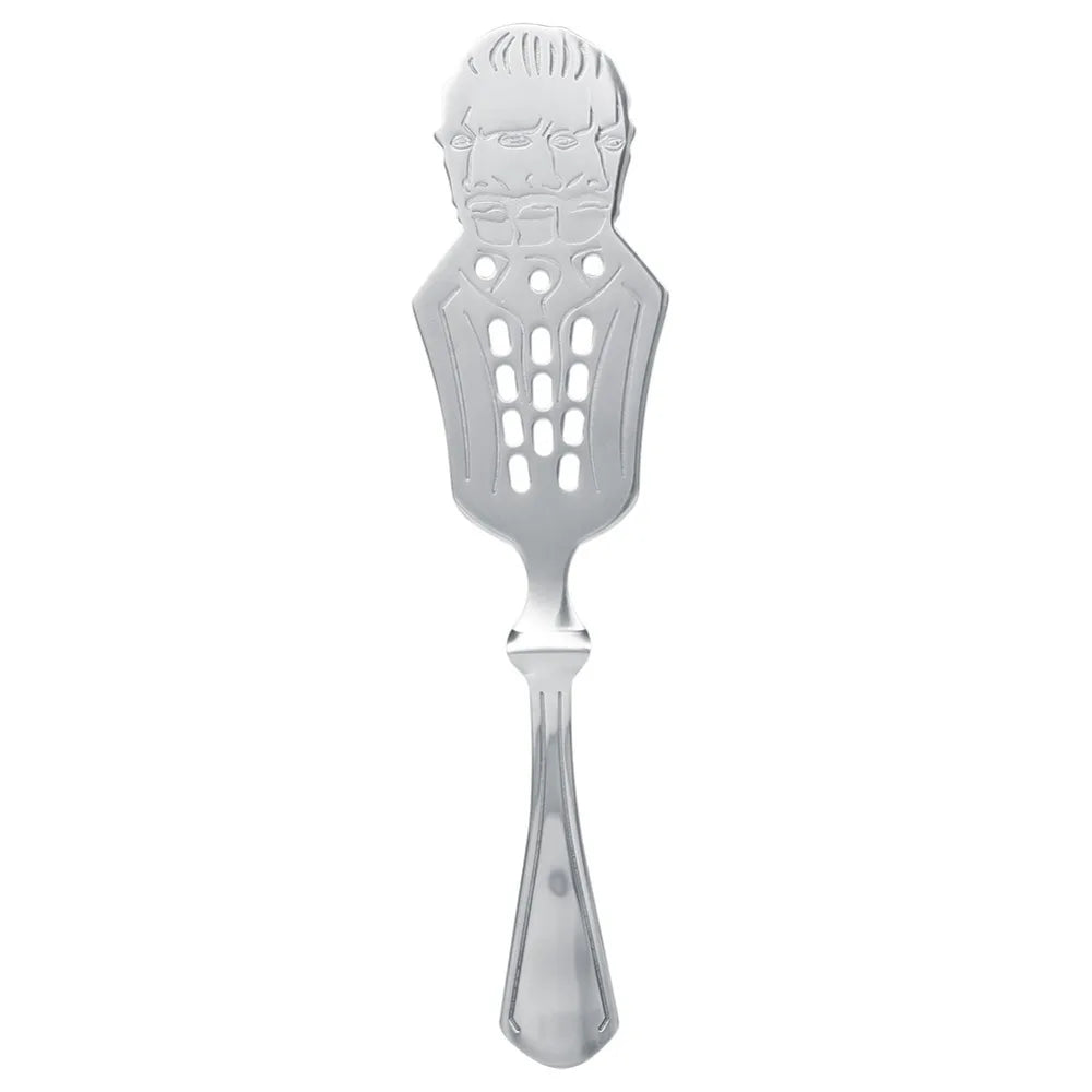 Stainless Steel Absinthe Spoon | Sugar Strainer Slotted Spoon Absinthe Bar Spoon Nixie Head Shaped