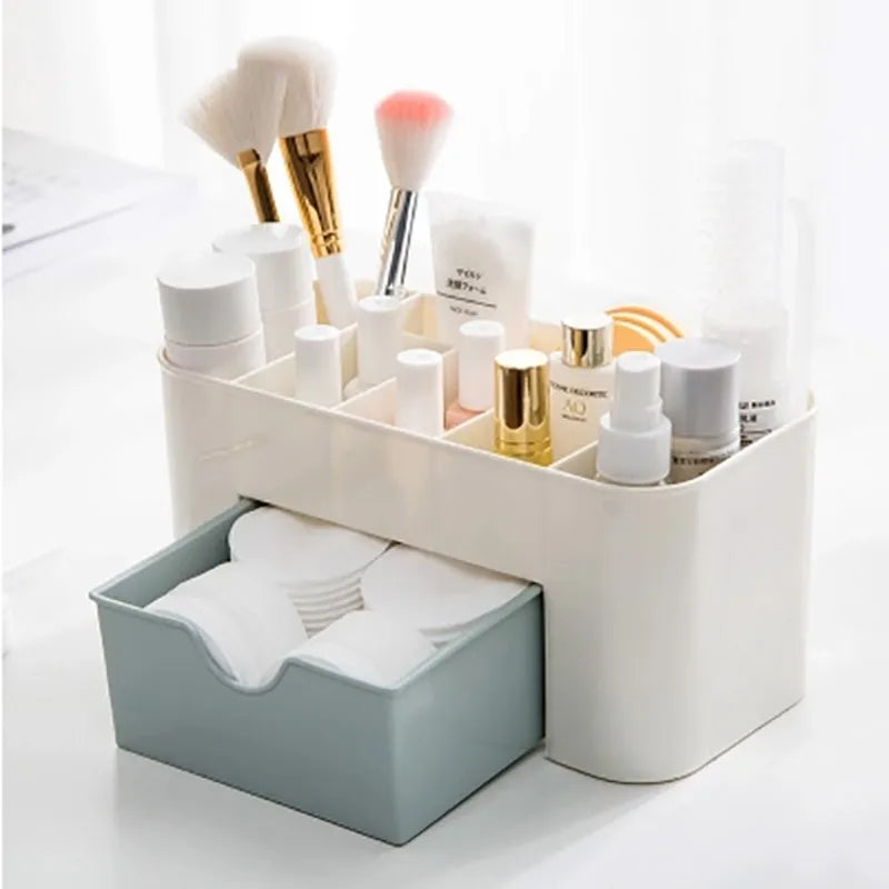 Makeup & Jewelry Storage Box with Drawer | Nixie Organizer Cosmetic Storage Box Nixie