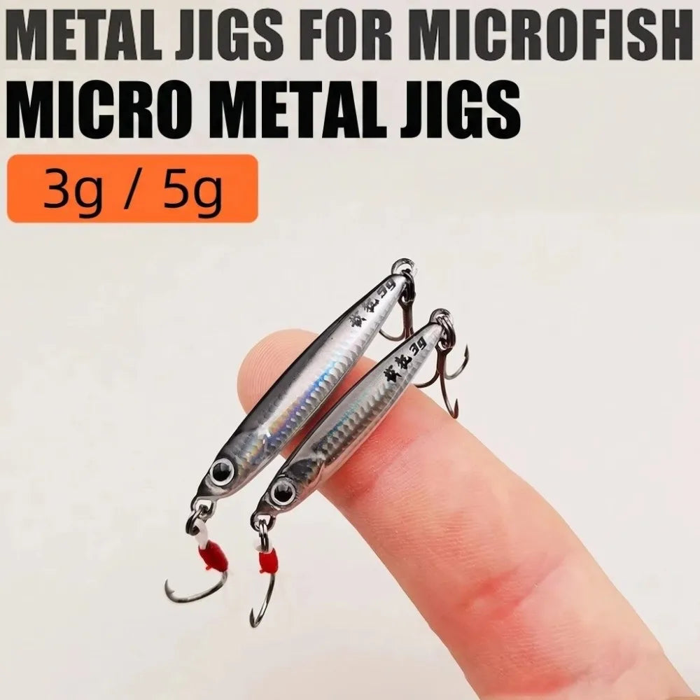 Mini VIB Fishing Lure 3g & 5g Metal Iron Plate Bionic Bait Fishing Lure Nixie