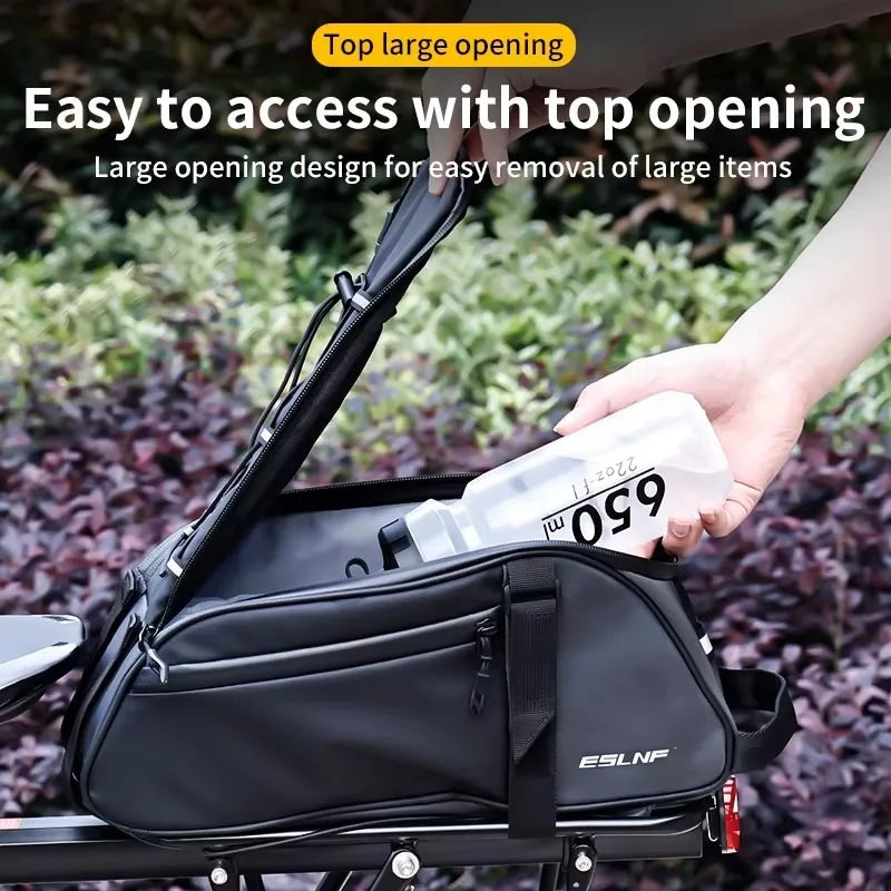 ESLNF Large Capacity Bike Rear Rack Bag – Rainproof Pannier Bicycle Pannier Bag Nixie