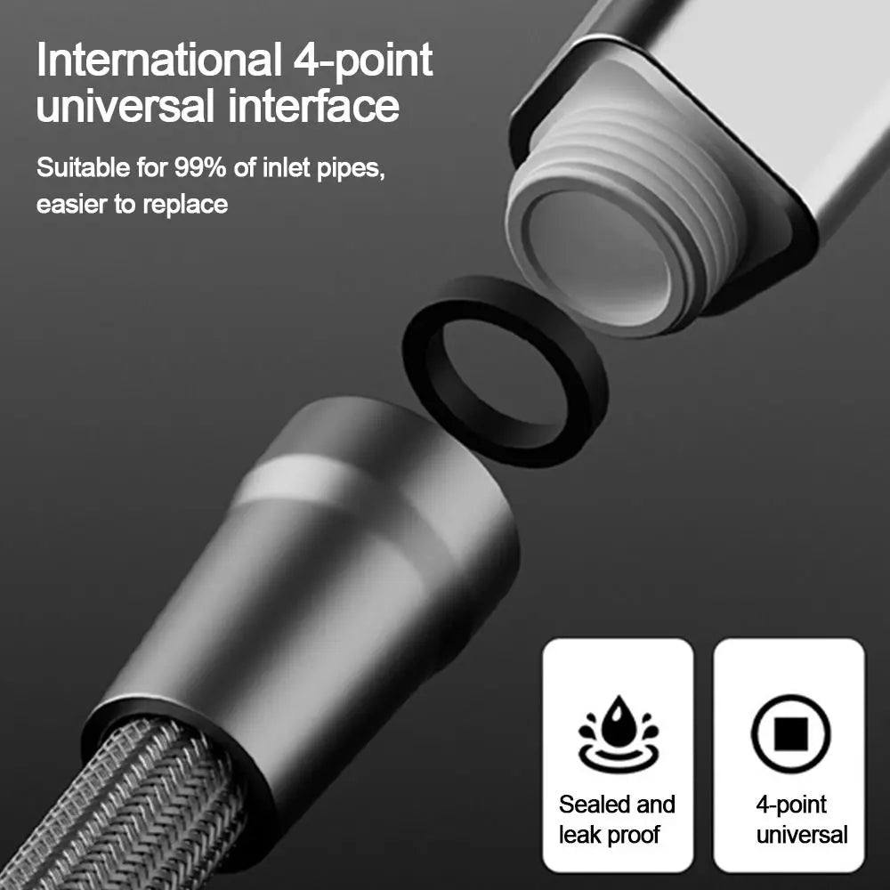 Anti-Tangle Shower Hose 1.5M/2M Flexible High Pressure Nylon Shower Hose Nixie