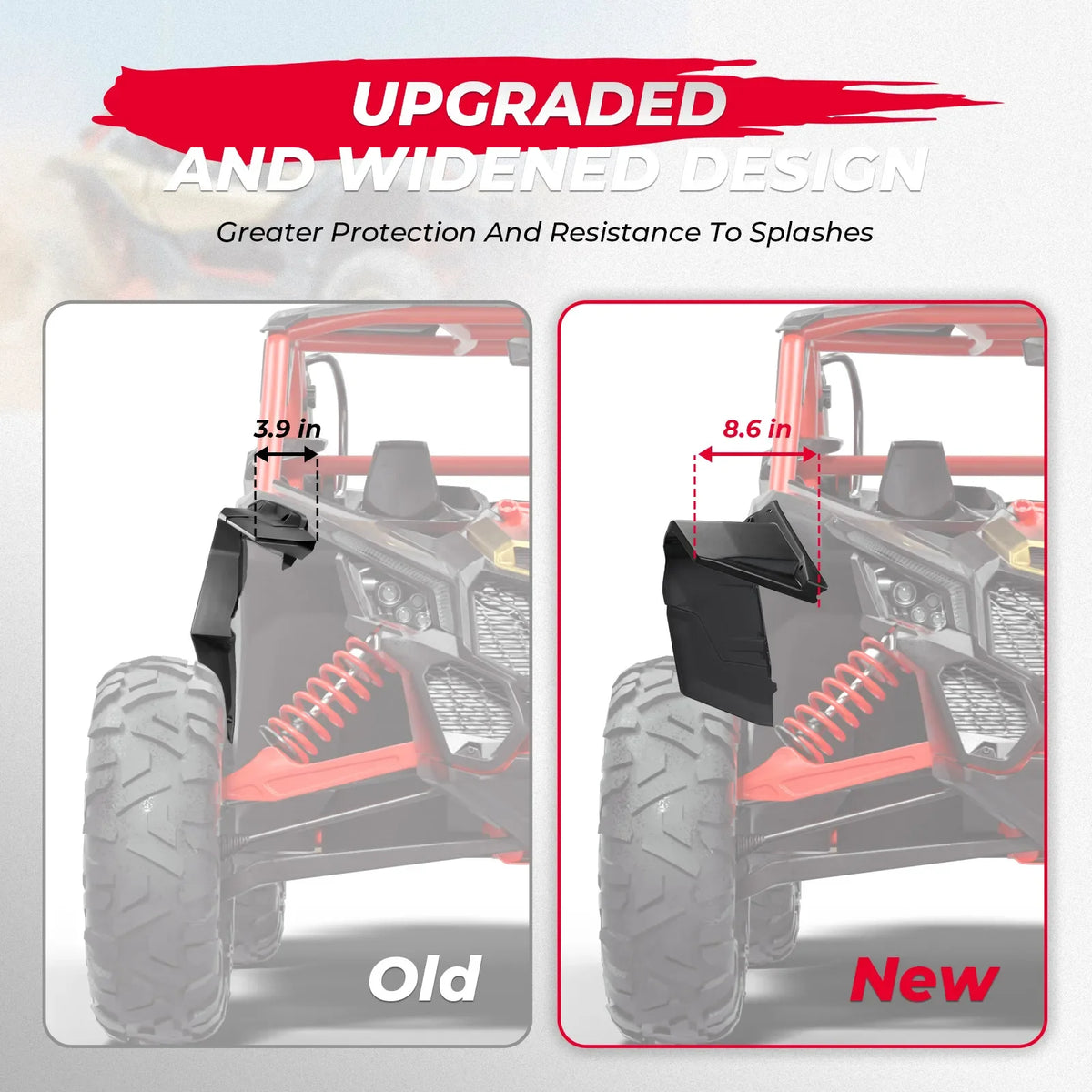 8.9" Extended Fender Flares – Can-Am Maverick X3 & 1000 UTV Fender Flares Nixie