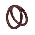 Round Wooden Handbag Handles – DIY Purse Strap Replacement Bag Handles Nixie 2Pcs dark brown