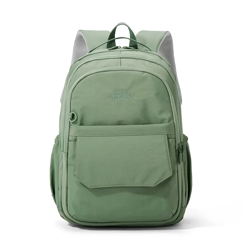 Minimalist Large Capacity Nylon Backpack – Multi-Compartment Minimalist Backpack Nixie