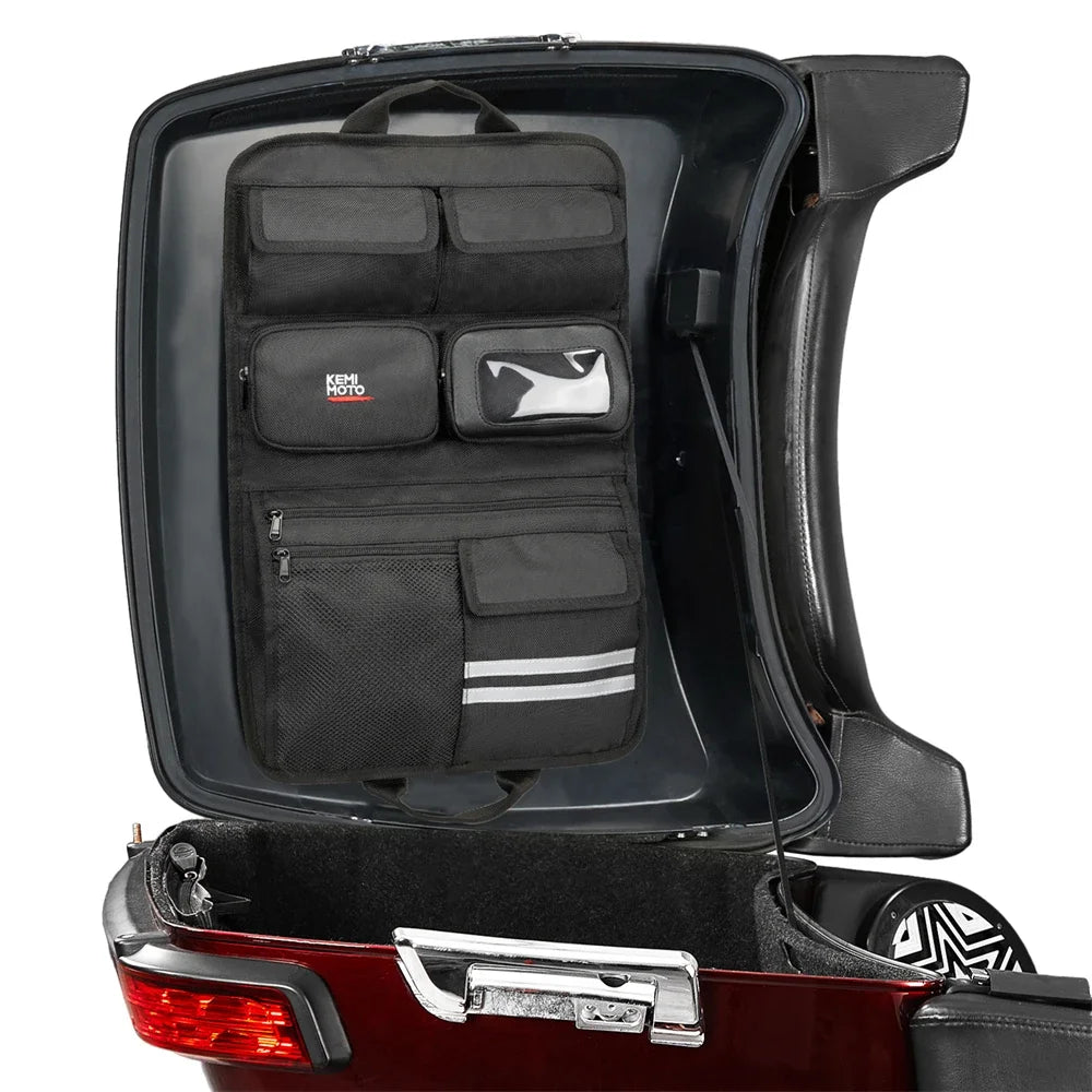 Tour Pack Lid Organizer Bag – Road King, Street & Road Glide Motorcycle Organizer Bag Nixie Type B