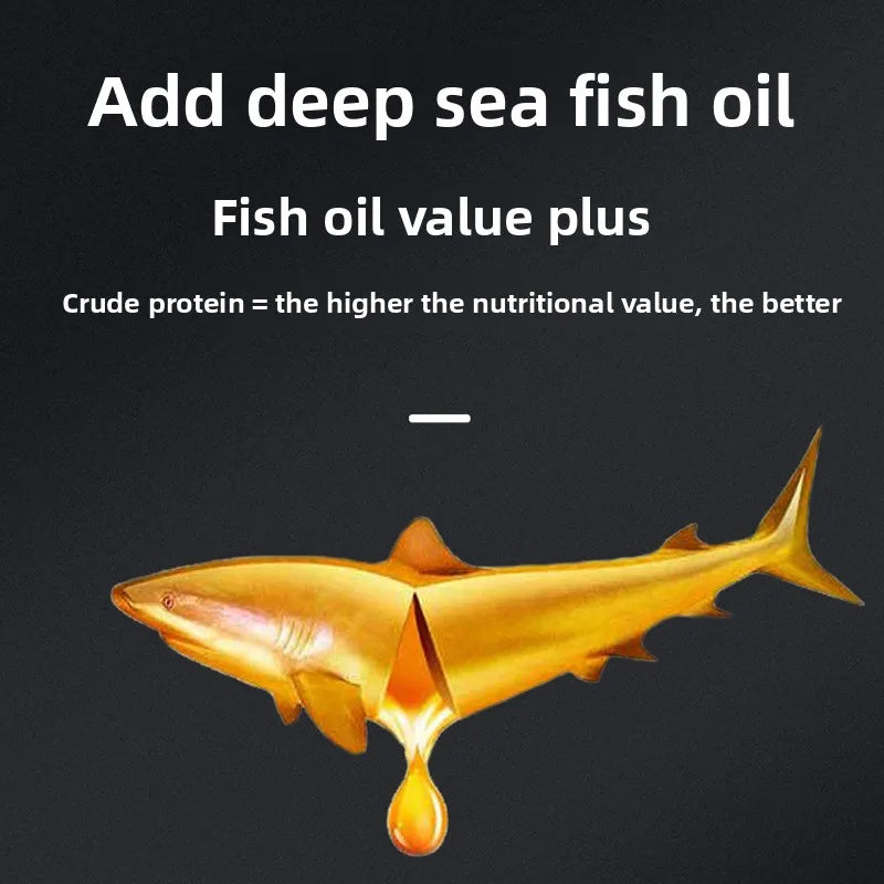 PENISON Oscar Fish Food Floating Pellets – High Protein Cichlid Aquarium Fish Food Nixie