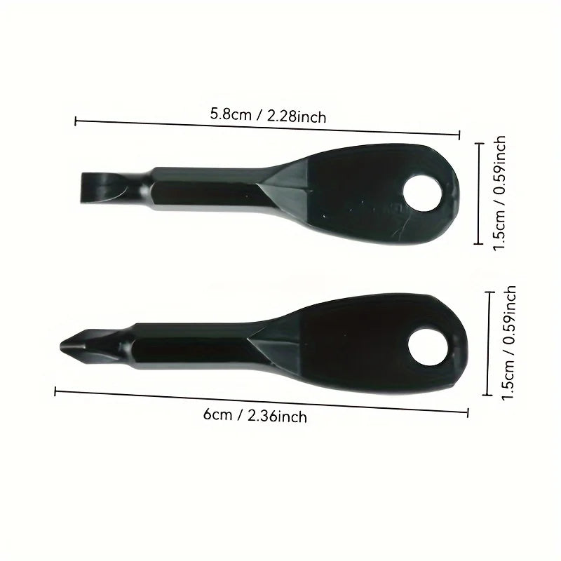 2pcs Mini Phillips Screwdriver Keyring Set – Pocket Repair Tool