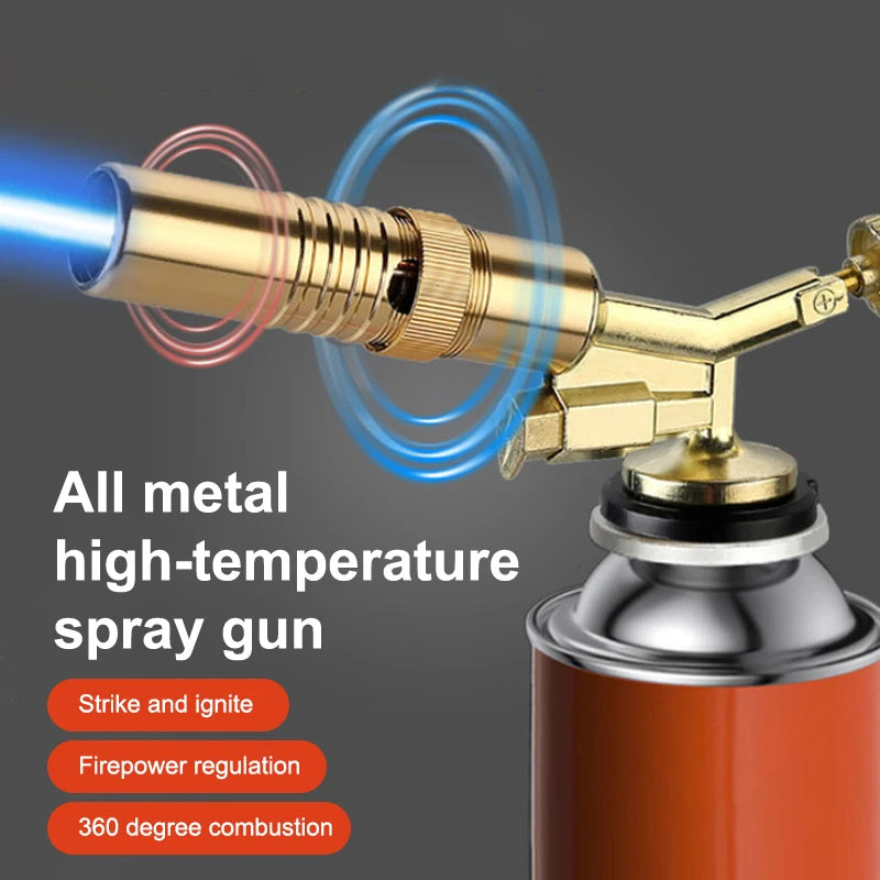 Portable Butane Gas Torch Nozzle for BBQ, Welding & Camping