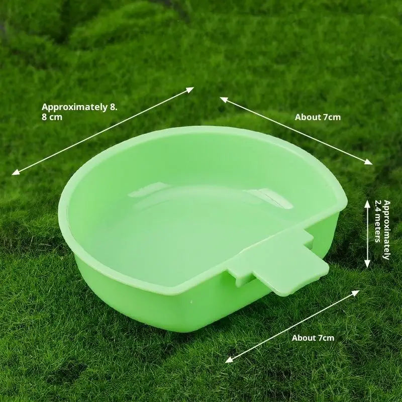 Parrot Bird Feeder Hanging Bowl – Food & Water Dispenser Bird Feeder Bowl Nixie A1
