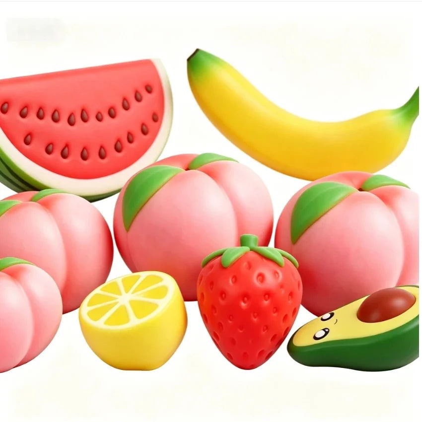 Peach Squishy Slow Rising PU Kawaii Fidget Squeeze Toy Squishy Fidget Toy Nixie