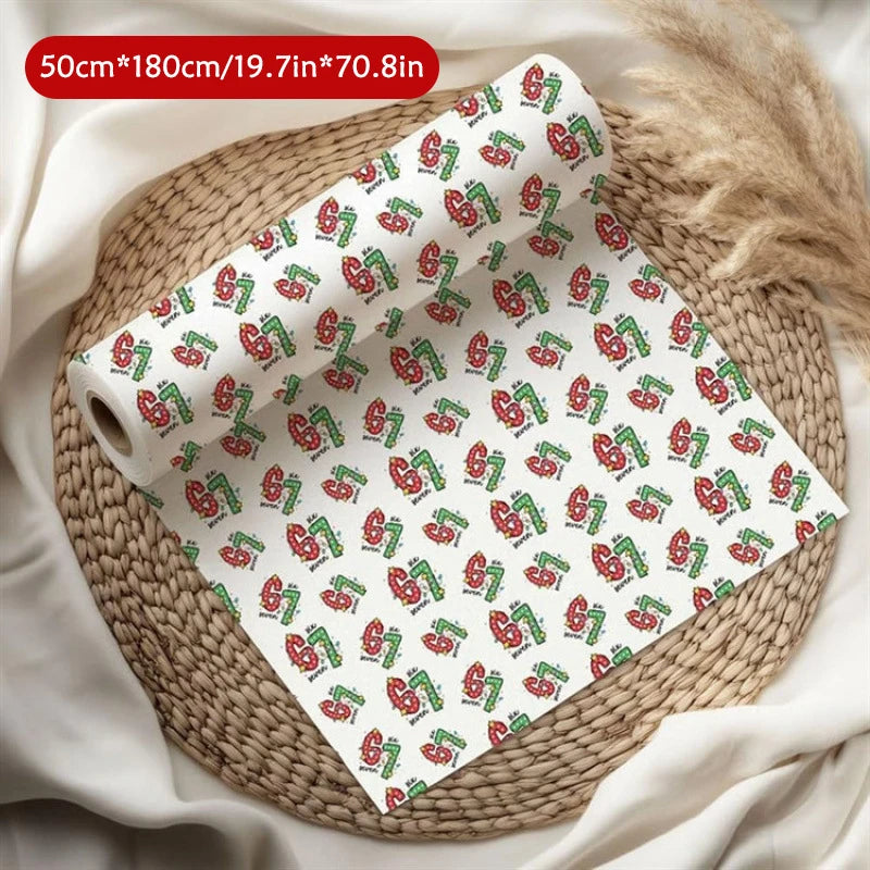 Kids' Christmas Wrapping Paper – Fun Santa Print Gift Wrap Christmas Wrapping Paper Nixie K