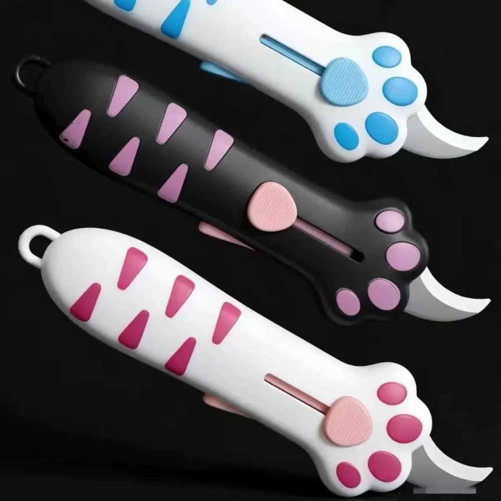 Cat Paw Box Cutter – Cute Portable Paper Cutting Tool Box Cutter Nixie