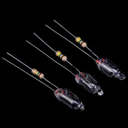 20pcs 220V Neon Indicator Lamps with Resistor 6x16mm Glow Neon Indicator Lamp Nixie