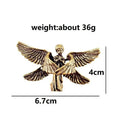 Vintage Brass Guardian Angel Mini Figurine Desktop Ornament Decorative Figurine Nixie A1