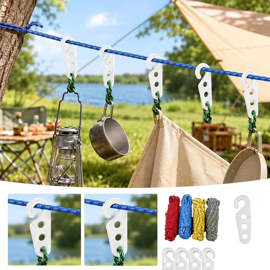 10M Nylon Clothesline – Camping, Indoor & Outdoor Laundry Line Nylon Clothesline Rope Nixie