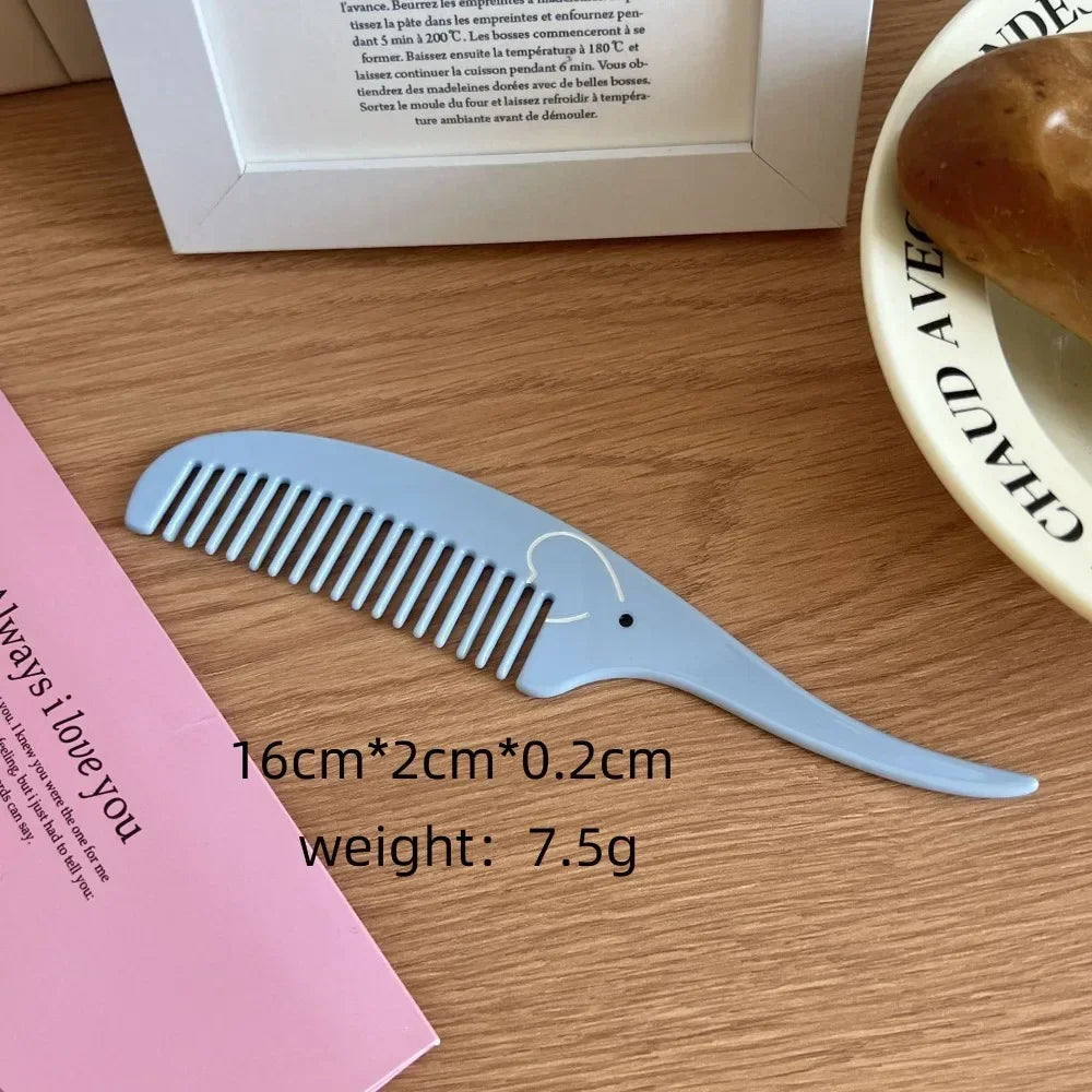 Tulip Acetate Wide Tooth Pointed Tail Hair Comb | Nixie Hair Comb Nixie Elephant