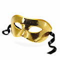 Silver Mirror Masquerade Mask – Glitter Ball Party Eye Mask Masquerade Eye Mask Nixie Gold