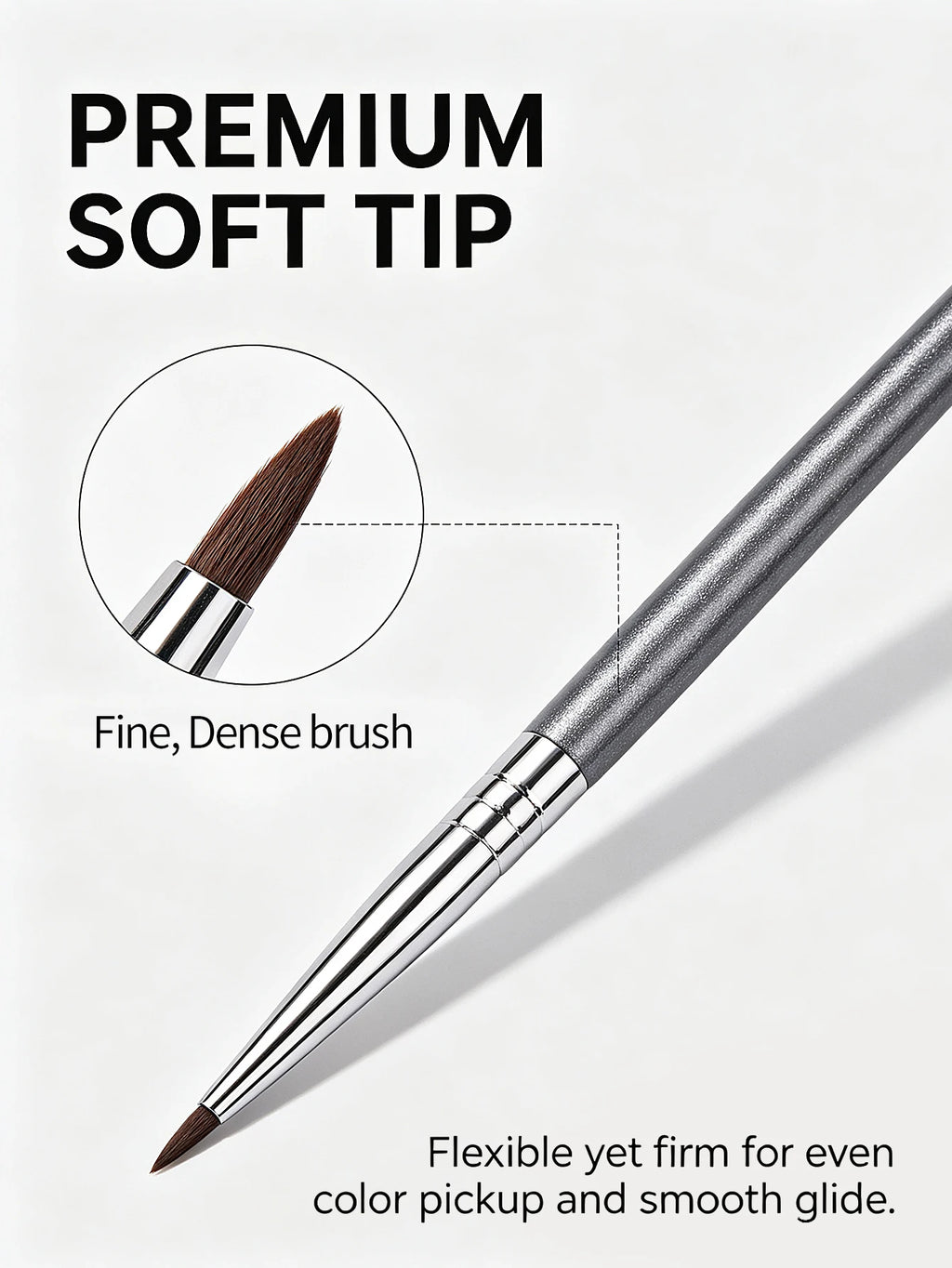 Fine Point Lip & Eyeliner Brush Set – 3pc Precision Makeup Makeup Brush Set Nixie