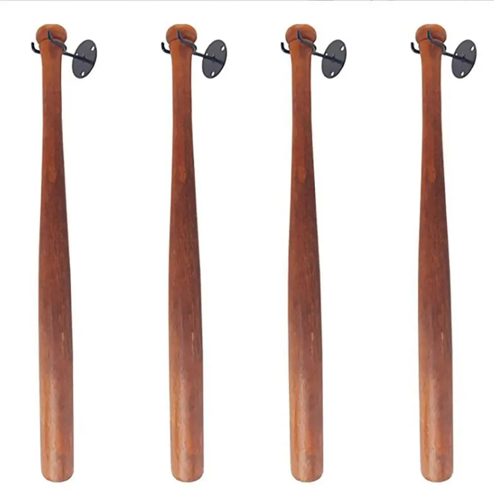 Heavy-Duty Baseball Display Wall Mount Rack & Bat Holder