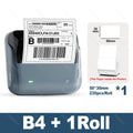 NIIMBOT B4 4-Inch Portable Thermal Label Printer | Bluetooth Thermal Label Printer Nixie NiiMBOT B4