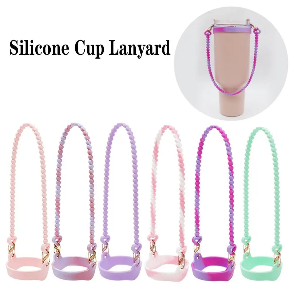 Silicone Water Bottle Sling Carrier with Anti-Slip Strap