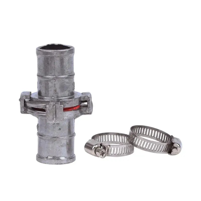 Aluminum Snap Coupling Hose Connector with Clamps | 1"–2" Hose Snap Connector Nixie 1inch