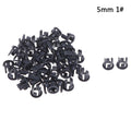 50Pcs Black Plastic LED Holders Clips Bezels 3mm & 5mm LED Holders & Clips Nixie 1 5mm