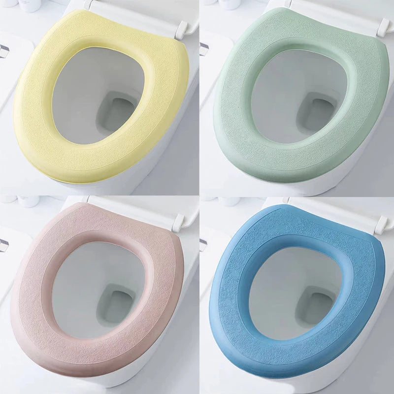 Waterproof Soft Foam Toilet Seat Cover Cushion – Washable O-Shape Toilet Seat Cushion Nixie