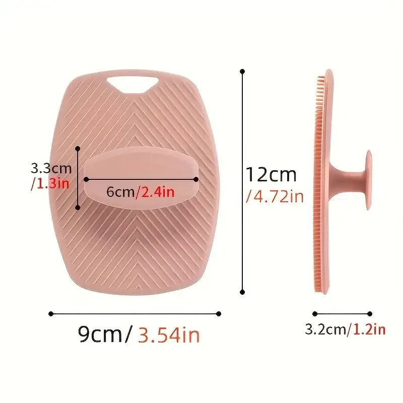 Soft Silicone Body Cleansing & Exfoliating Bath Brush Silicone Bath Brush Nixie