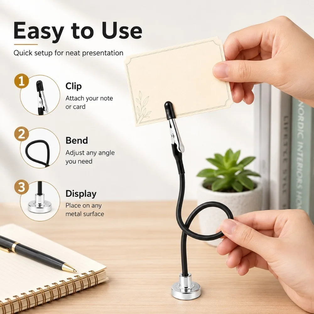 Magnetic Alligator Clips – Alloy Clamps 5–50PCS Hobby & Office Magnetic Alligator Clips Nixie