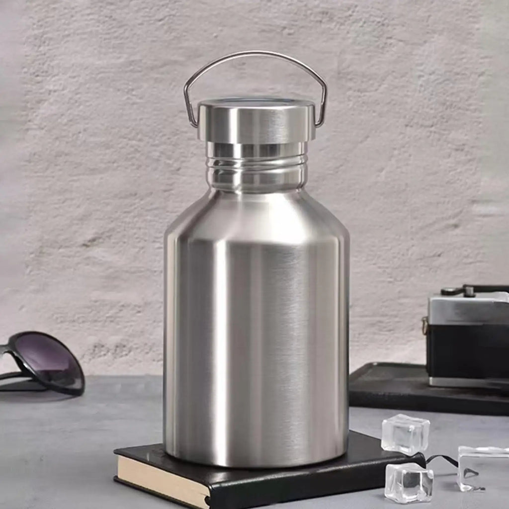 2L Stainless Steel Travel Water Bottle with Filter & Handle Sports Water Bottle Nixie
