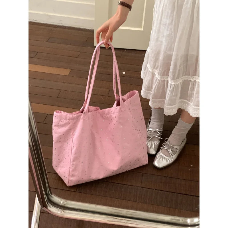 Large Capacity Korean-Style Casual Shoulder Tote Bag | Nixie Casual Shoulder Tote Nixie